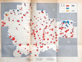 Kniezsa István:  Adalékok a magyar-szlovák nyelvhatár történetéhez. (Dedikált.) Budapest, 1941. Athenaeum Rt. (ny.) 60 + [4] p. + 6 térkép (színes, ebből 2 kihajtható). Egyetlen kiadás. Dedikált: "Mendöl Tibornak szeretettel: Kniezsa". Kniezsa István (1898-1965) nyelvész, nyelvtörténész, szlavista népességföldrajzi kutatása erősen átpolitizált témához nyúl, a magyarság és a szláv népesség felvidéki elsőbbségének kérdéséhez. A nyelvészeti, régészeti és oklevéltani módszereket felhasználó munka nyugaton Nyitra, keleten Kassa környékét vizsgálja három időszakban, a X-XII. században, a XIII-XVII. században, illetve a XIX. század közepén. A kutatás eredményét jól összegzi a kötet hat színes néprajzi térképe. Prov.: Mendöl Tibor. [Mendöl Tibor (1905-1966) geográfus, egyetemi tanár, a hazai településföldrajz meghatározó szakértője.] Fűzve, kiadói borítóban. Jó példány.