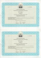 Göd 1995. "HB Westminster II. Kárpótlási Jegy Befektető Részvénytársaság" kamatozó részvén...