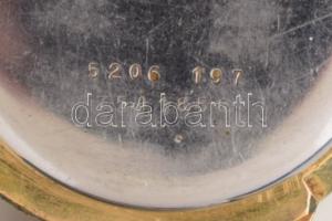 Certina férfi karóra, szervizelendő, koronája kiesik, fém szíjjal, d: 32 mm