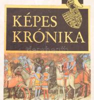 Képes Krónika I-II. kötet. I. Latin eredeti hasonmás kiadás. II. A latin eredeti magyar fordítása, B...