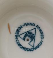 Royal Dux váza, jelzett, hibátlan, m: 9,5 cm