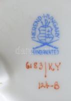 Herendi Kitty mintás bonbonier. Három lábon, jelzett, hibátlan, d: 7,5 cm