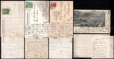 cca 1906-14 össz 9 db képeslap Kézdi-Kovács Lóránthoz (1897-1916), Kézdi-Kovács László (1864-1942) f...