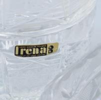 4 darab lengyel kristály kínáló, egyik címkével jelzett, m: 18 cm alatt