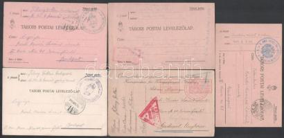 cca 1914-16 össz 10 db I. világháborús tábori posta Kézdi-Kovács Lóránthoz (1897-1916), Kézdi-Kovács...