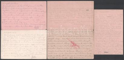 cca 1914-16 össz 10 db I. világháborús tábori posta Kézdi-Kovács Lóránthoz (1897-1916), Kézdi-Kovács...