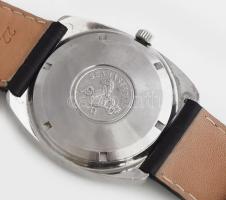 Omega Seamaster Chronometer cal 751 ca 1970 férfi automata karóra, szép számlappal, Omega bőr szíjja...