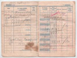 Vegyes 9db-os részvény, kötvény és takarékbetét tétel, közte: Kalocsa 1930. "Kalocsai Hangya Fo...