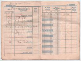 Vegyes 9db-os részvény, kötvény és takarékbetét tétel, közte: Kalocsa 1930. "Kalocsai Hangya Fo...