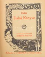 Heine, Heinrich: Dalok Könyve. Bp., Athenaeum. Kiadói egészbőr kötés, kissé kopottas állapotban