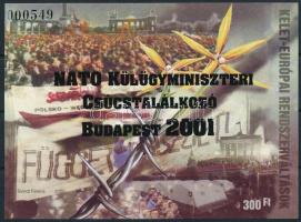 2001/19 NATO külügyminiszteri csúcstalálkozó emlékív