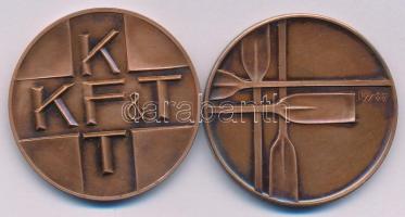 Kiss György (1943-) 1994. "PHARMA EXPO / KKF&amp;TT" kétoldalas bronz emlékérem (42,5m...