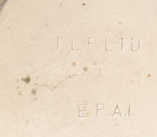 Lancaster angol krómozott szervírozó szett, 3 darab, jelzett, kopással + egy kanál