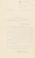 1913 Habsburg Károly, később IV. Károly király részére szóló telefontársasági levél, vonal áthelyezéséről / 1913 Károly Habsburg, later IV. King Charles letter form the telephone company