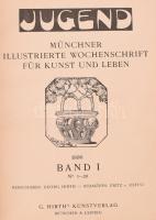 1898 Jugend, Münchner Illustrierte Wochnschrift für Kunst und Leben Band I. München und Leipzig, G. ...