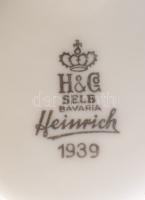 Wehrmacht sótartó, porcelán, jelzett, 10,5×5×3,5 cm