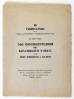 16 Farbtafeln nach orig. japanischen Farbenholzschnitten zu dem Werk Das Geschlechtsleben des japanischen Volkes von Prof. Friedrich S. Krauss. Kiadói papír borítékban, jó állapotban.