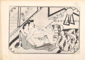 4 db japán erotikus Shunga, 18,5×27,5 cm