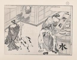 4 db japán erotikus Shunga, 18,5×27,5 cm