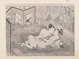 4 db japán erotikus Shunga, 18,5×27,5 cm