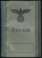 1940 Wien, Wehrpass, elejében kivágással + igazolvány