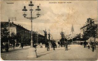 Temesvár, Timisoara; Józsefváros, Scudier tér / Iosefin, square (Rb)