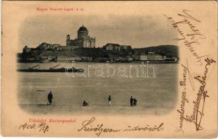 1900 Esztergom, Bazilika. Magyar Nemzeti Lapok 4. sz. (EK)