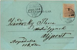 1899 (Vorläufer) Esztergom, Bazilika télen (fl)