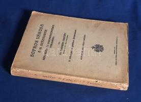 Thirring Gusztáv:  Sopron városa a 18. században. Népesedés- és gazdaságtörténeti tanulmány. 15 térképpel és grafikus ábrázolással. Sopron, 1939. Sopron szabad királyi város kiadása (Székely és Társa könyvnyomdája). VIII + 356 p. + 2 térkép (kihajtható). Egyetlen kiadás. Thirring Gusztáv (1861-1941) földrajztudós, statisztikus, demográfus, természetjáró, turisztikai és soproni helytörténeti író. Szülővárosa gazdaság- és helytörténetét több munkában dolgozta fel, oldalszámozáson belüli térképvázlatokkal illusztrált demográfiai és gazdasági kötete totális körképet az a XVIII. századi Sopron társadalmi viszonyairól. BOEH VII, 3616. Fűzve, enyhén sérült kiadói borítóban. Jó példány.