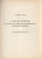 Thirring Lajos: 
A tanyák, puszták és egyéb külterületi lakotthelyek népessége 1930-ban. (Dedikáló ...