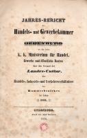 Jahres-Bericht der Handels- und Gewerbekammer in Oedenburg an das hohe k. k. Ministerium für Handel,...