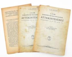 II. sz. pótfüzet a m. kir. Hadilevéltár anyagának áttekintéséhez. (2x) + Hadtörténelmi közlemények VII. évf. III. füzet