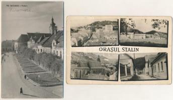 10 db MODERN erdélyi város képeslap az 50-es évekből