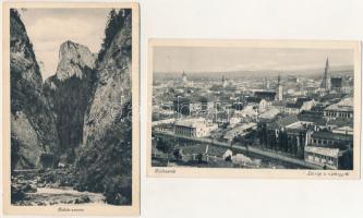 4 db RÉGI erdélyi város képeslap vegyes minőségben