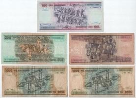 Brazília DN(1981) 500C + DN(1984) 100C + 200C + DN(1984-1985) 1000C (2xklf) T:F-VG, szakadás
Brazil...
