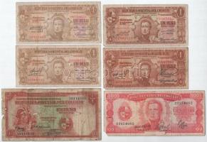 Uruguay DN(1937) 1P + DN(1948) 1P (4xklf) + DN(1967) 100P T:VG-G Uruguay ND(1937) 1 Peso + ND(1948) 1 Peso (4xdiff) + ND(1967) 100 Pesos C:VG-G Krause P#28, P#35, P#47