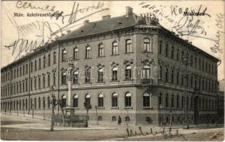 1909 Miskolc, MÁV üzletvezetőség, Mária oszlop (EK)