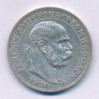 1907KB 5K Ag "Ferenc József megkoronázásának 40. évfordulója" T:XF ph.
Adamo K7.1