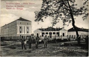 1907 Eszék, Essegg, Osijek; Opkópnicka vojarna / Pionier Kaserne / military barracks (EK)