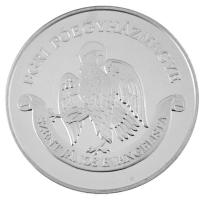 Szabó Tamás 2024. "Egri Főegyházmegye - Szent János evangélista" kétoldalas Ag emlékérem az Egri Bazilika felújítására eredeti díszdobozban, tanúsítvánnyal (33,6g/0.925/42,5mm) T:PP