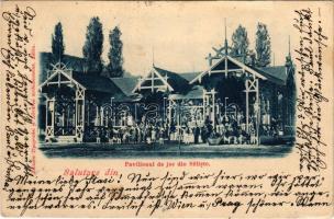 1900 Szelistye, Salistea Sibiului, Saliste; Pavilionul de joc / Játék pavilon / game pavilion (kis szakadás / small tear)