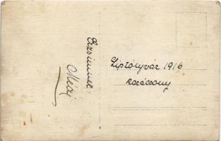 1916 Liptóújvár, Liptovsky Hrádok; Karácsony, temető / Christmas, cemetery. photo (fl)