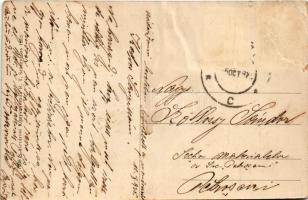 1925 Szászváros, Broos, Orastie; Ev. Pfarrhaus / Evangélikus paplak / Lutheran parish (Rb)