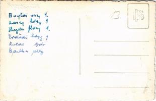 Kolozsvár, Cluj; Katonai ünnepség: Hajdu főhadnagy, Erdődi hadnagy, Kutas és Bartha százados / milit...