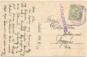 1916 Botfalu, Brendorf, Brenndorf, Bod (Brassó, Kronstadt, Brasov); Cukorgyár belső, töltőhelyiség é...