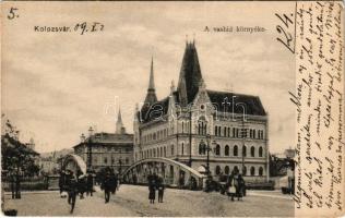 1909 Kolozsvár, Cluj; Vashíd környéke / bridge