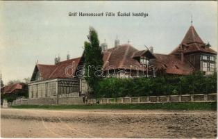 1910 Écska, Német-Ecska, Ecka (Torontál); Gróf Harnoncourt Félix kastélya / castle