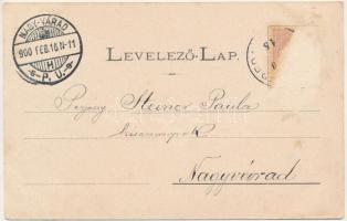 1900 Csíkszereda, Miercurea Ciuc; Nagyerdői út, Wlaszlowits Gusztáv, György Jakab Márton kiadása / s...