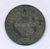 1843B 20kr Ag "V. Ferdinánd" T:VF,F patina Huszár:2081., Unger III.: 1419