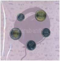Kanada 2017. 5c-2$ (5xklf) "Happy Birthday" forgalmi sor dísztokban + 2016. 1$ "Lucky...